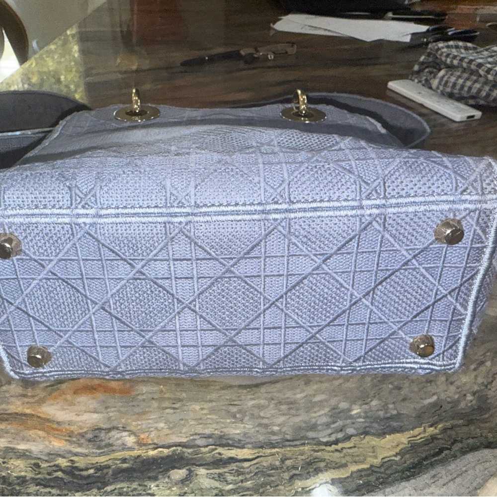 Lady Dior d-Lite Medium Denim Bag - Picture 6 of 16